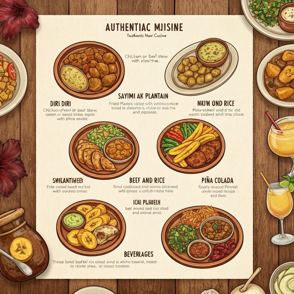 Ayiti Delights menu