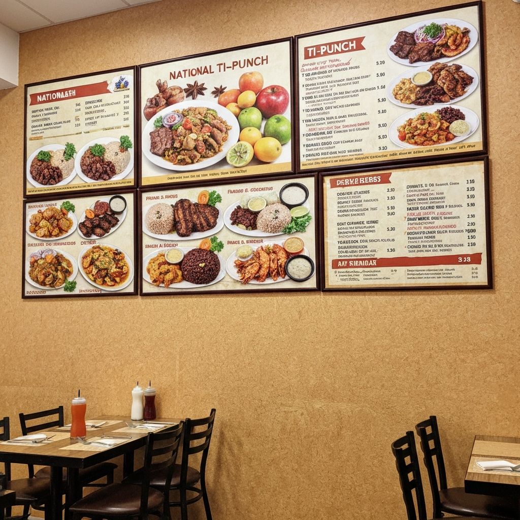 Haiti Kitchen menu