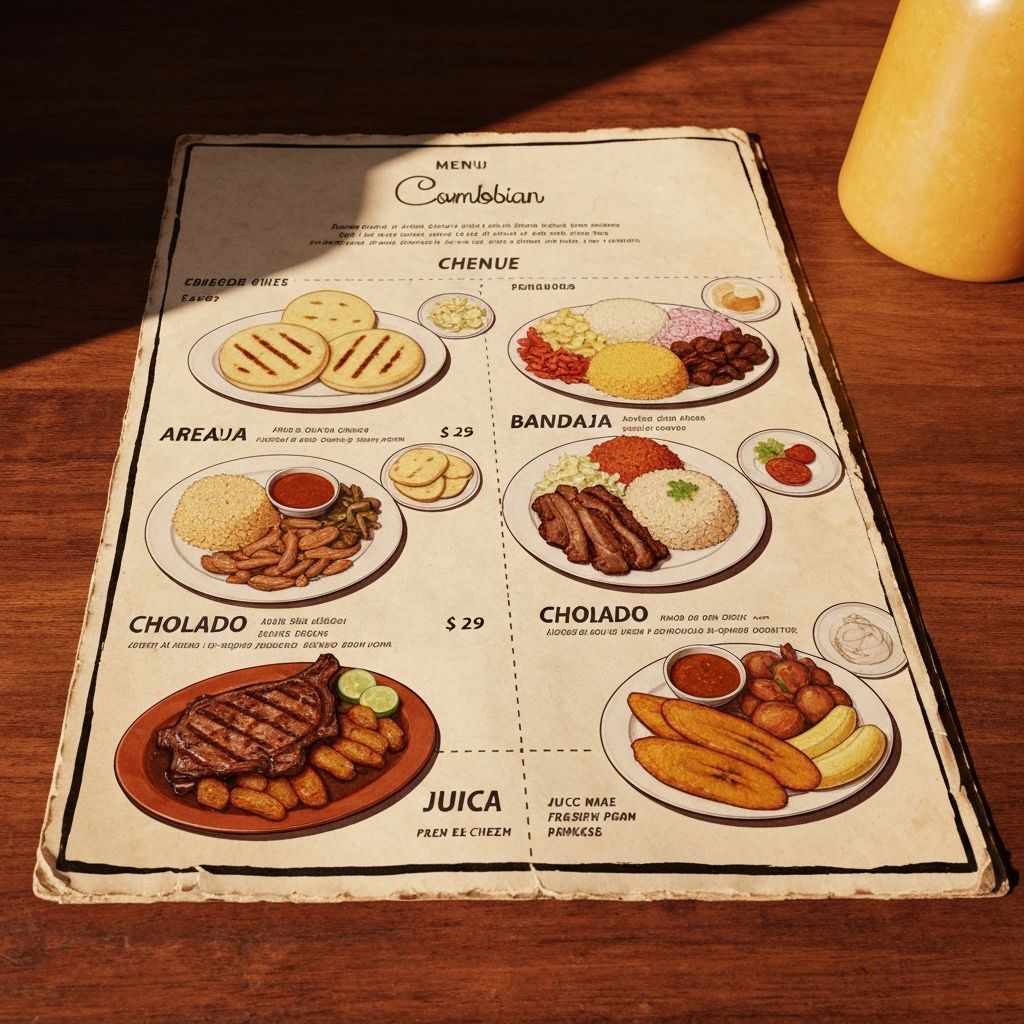 El Sabor Paisa menu
