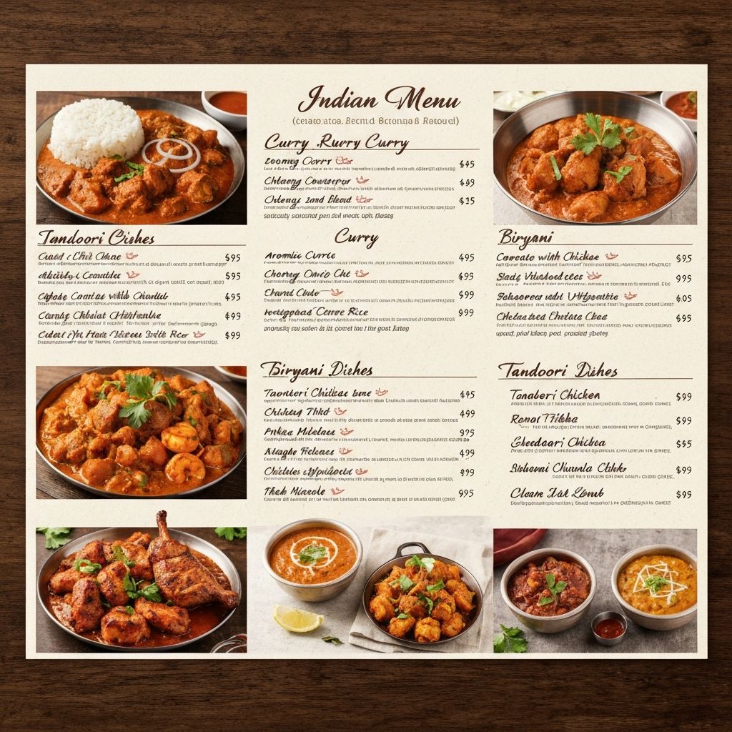 Gateway To India Restaurant menu