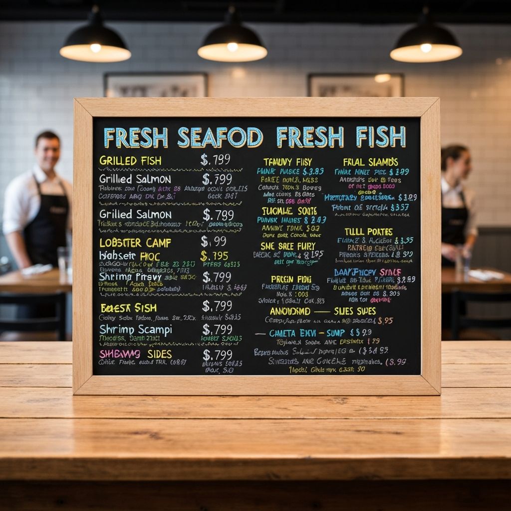 Zeerovers menu